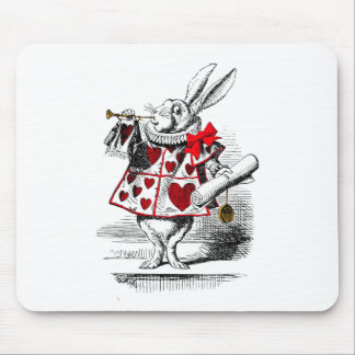 The White Rabbit Mouse Pad