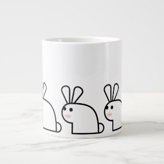 The White Rabbit (Multi) Giant Coffee Mug