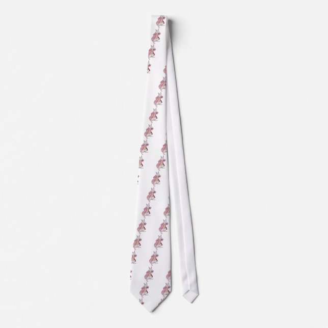 The White Rabbit or Peter Cottontail Neck Tie (Front)