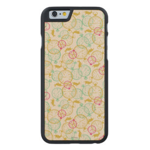 The White Rabbit Pattern Carved Maple iPhone 6 Slim Case