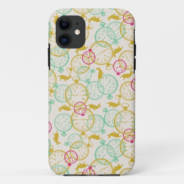 The White Rabbit Pattern Case-Mate iPhone Case (Back)