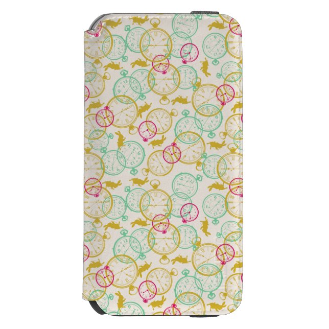 The White Rabbit Pattern Incipio iPhone Wallet Case (Folio Front)