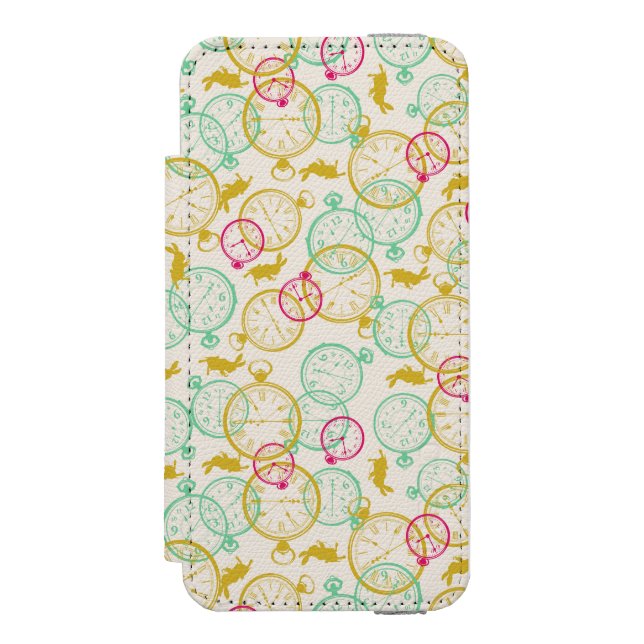 The White Rabbit Pattern Incipio iPhone Wallet Case (Folio Front)