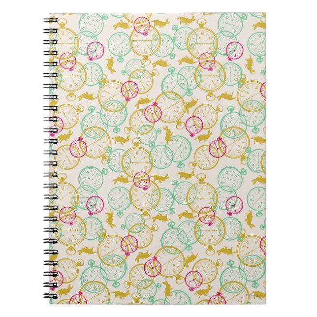 The White Rabbit Pattern Notebook (Front)