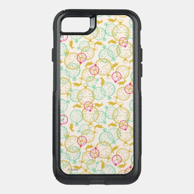 The White Rabbit Pattern Otterbox iPhone Case (Back)