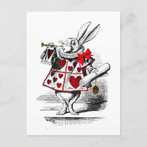 The White Rabbit Postcard