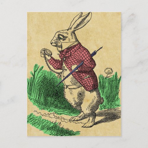 The White Rabbit Postcard