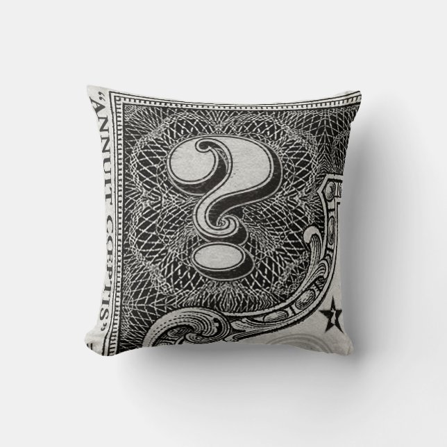 The White Rabbit Star Pillow (Front)