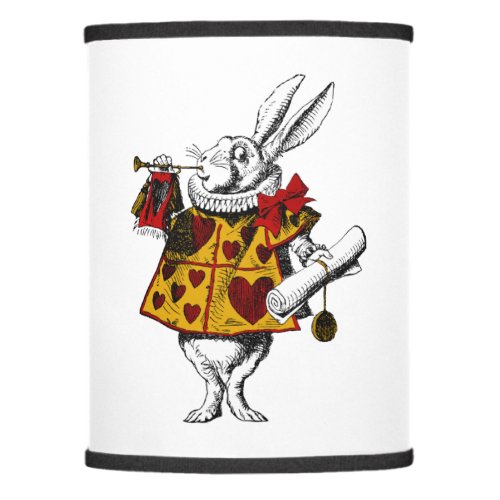 The White Rabbit The Mad Hatter and Alice Lamp Shade