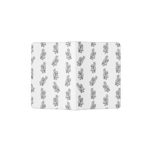 The White Rabbit with Alice Alice in Wonderland Passport Holder