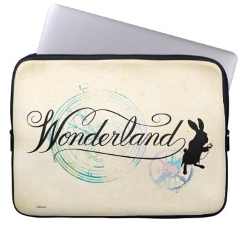 The White Rabbit | Wonderland 2 Laptop Sleeve by AliceLookingGlass at Zazzle