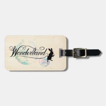 The White Rabbit | Wonderland 2 Luggage Tag by AliceLookingGlass at Zazzle