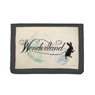 The White Rabbit   Wonderland 2 Tri-fold Wallet