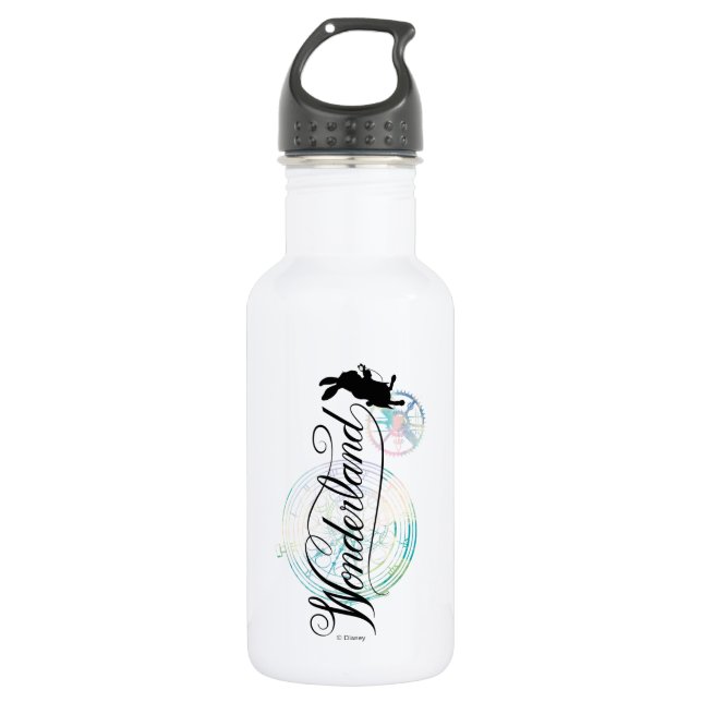 The White Rabbit | Wonderland Water Bottle (Front)