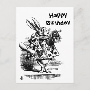 The White Rabbit's CC0240 Birthday Postcard