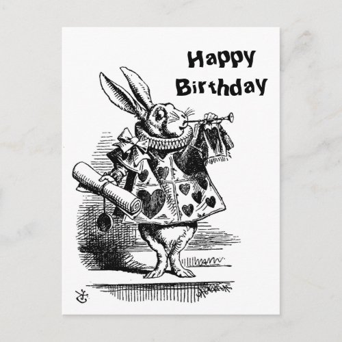 The White Rabbits CC0240 Birthday Postcard