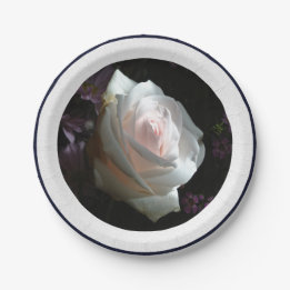 The White Rose - Paper Plates