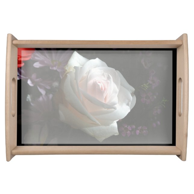The White Rose - Serving Tray (Front)