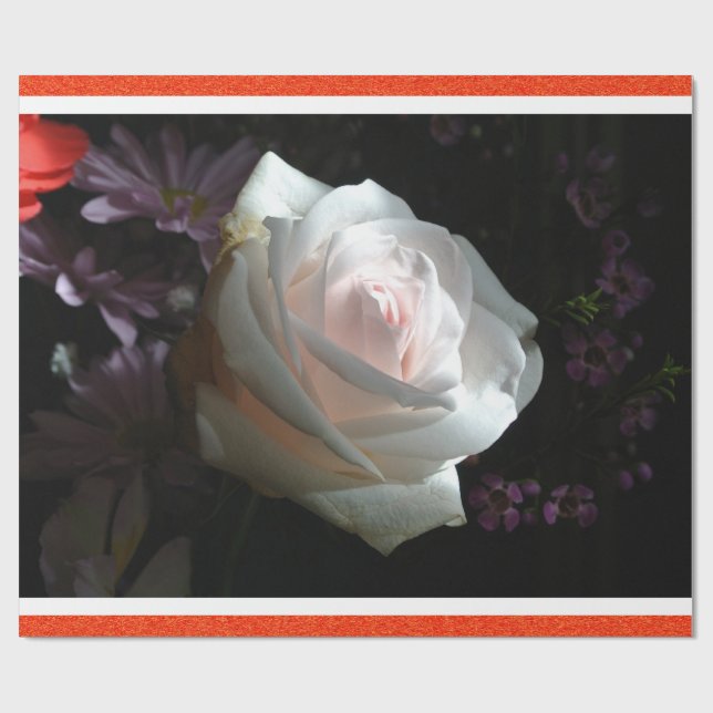 The White Rose - Wrapping Paper (Flat)