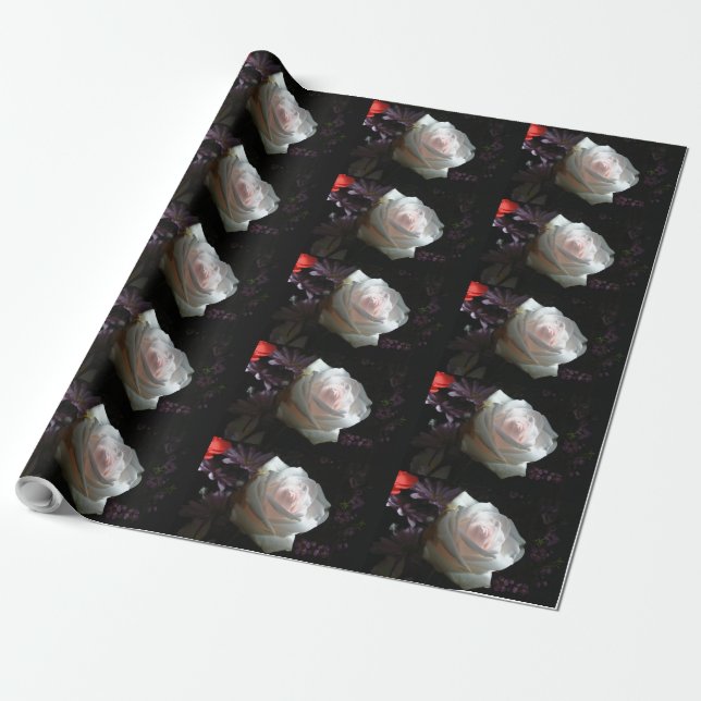 The White Rose - Wrapping Paper (Unrolled)