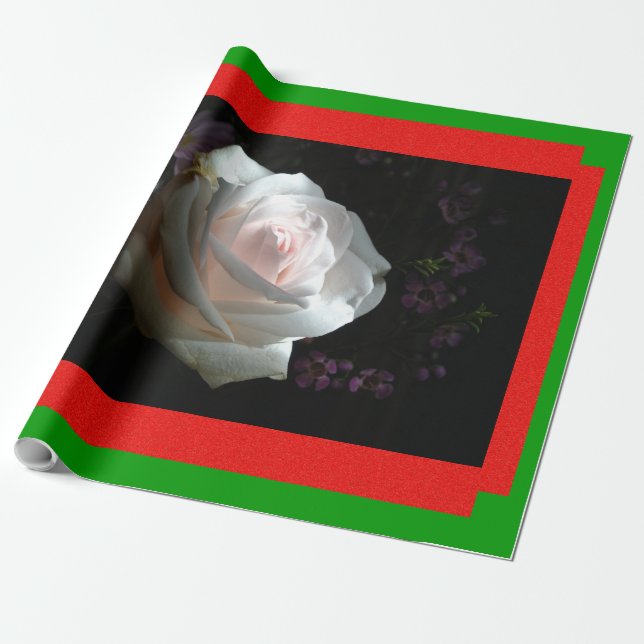 The White Rose - Wrapping Paper (Unrolled)