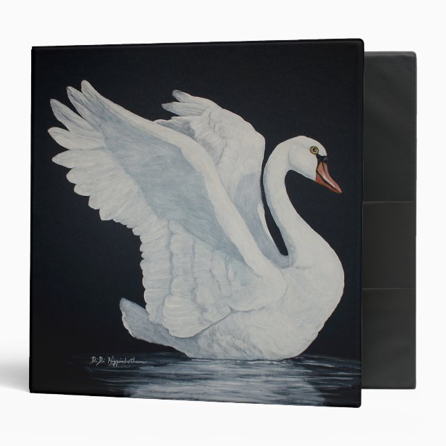 The White Swan 3 Ring Binder (Front/Inside)