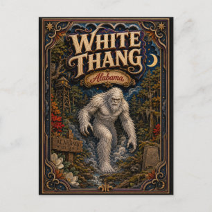 The White Thang, Alabama Popcut Legends Postcard