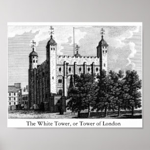The White Tower, or Tower of London Poster