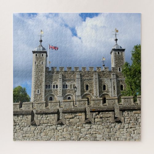 The White Tower _ Tower of London _ 20x20 inch Jigsaw Puzzle