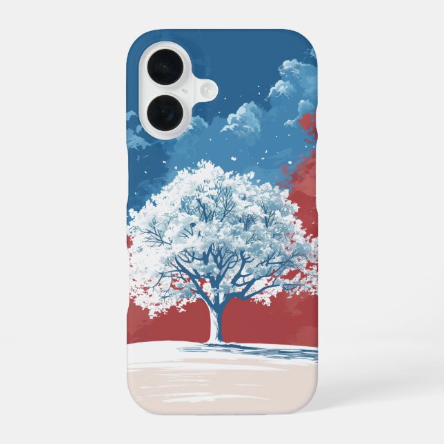The White Tree iPhone Case (Back)