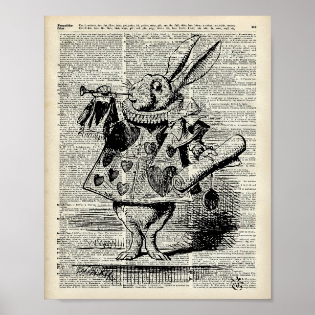 The Whitte rabbit Poster (Front)