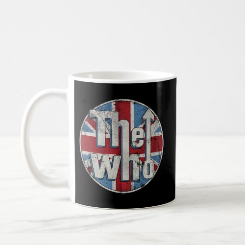 The Who Official Distressed Union Jack Circle Coffee Mug