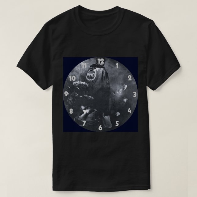 The Who Quadrophenia Clock T-Shirt (Design Front)