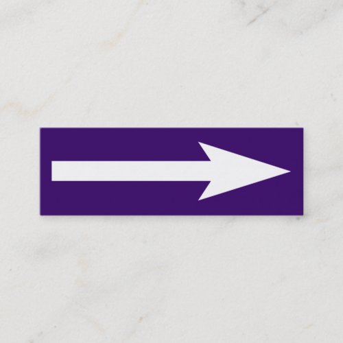 The Whole Point - Dark Violet and White Business Card