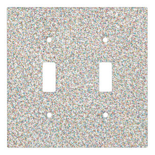 The Whole Rainbow Colorful Speckled Dots Light Switch Cover