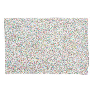The Whole Rainbow Colorful Speckled Dots Pillow Case