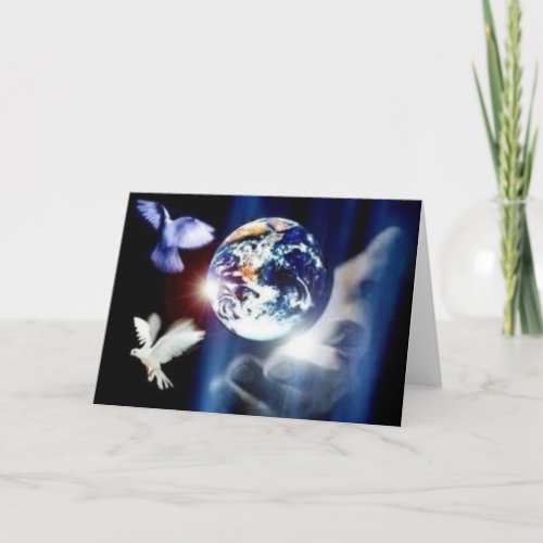 The Whole World In His Hands Greeting Card