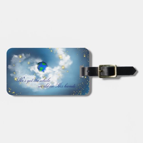 The Whole World In His Hands Luggage Tag