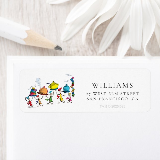 The Whos Carrying the Christmas Feast Label (Insitu)