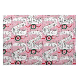 The Whos' Merry Christmas Feast Cloth Placemat