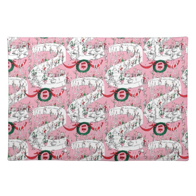 The Whos' Merry Christmas Feast Cloth Placemat (Front)