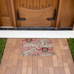 The Whos' Merry Christmas Feast Fiber Doormat