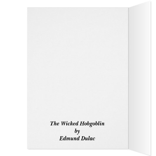 The Wicked Hobgoblin by Edmund Dulac (Inside (Left))