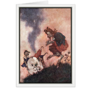 The Wicked Hobgoblin by Edmund Dulac Cards