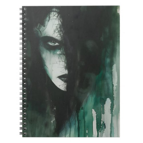 THE WICKED WITCH Black and Green Spells Art Notebook