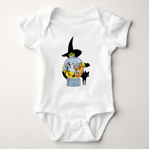 The Wicked Witch Crystal Ball Halloween Baby Bodysuit