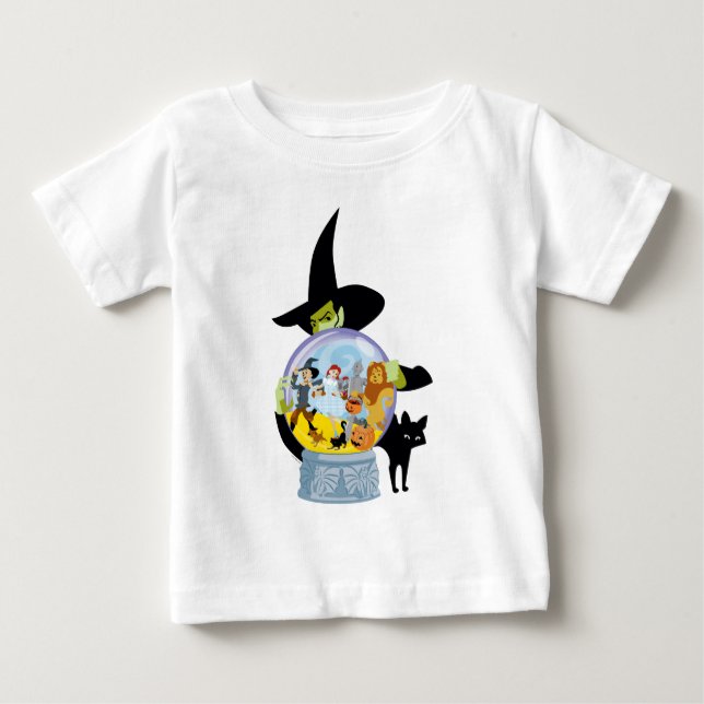 The Wicked Witch Crystal Ball Halloween Baby T-Shirt (Front)
