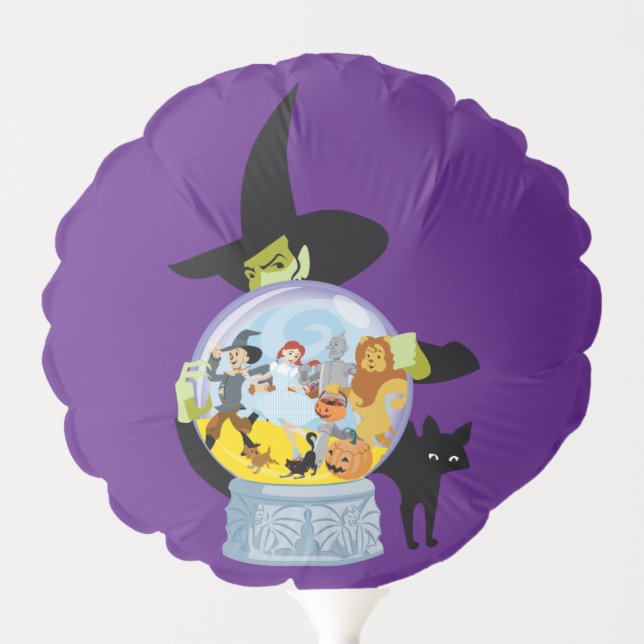 The Wicked Witch Crystal Ball Halloween Balloon (Front)