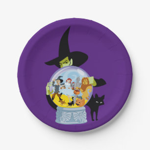 The Wicked Witch Crystal Ball Halloween Paper Plates