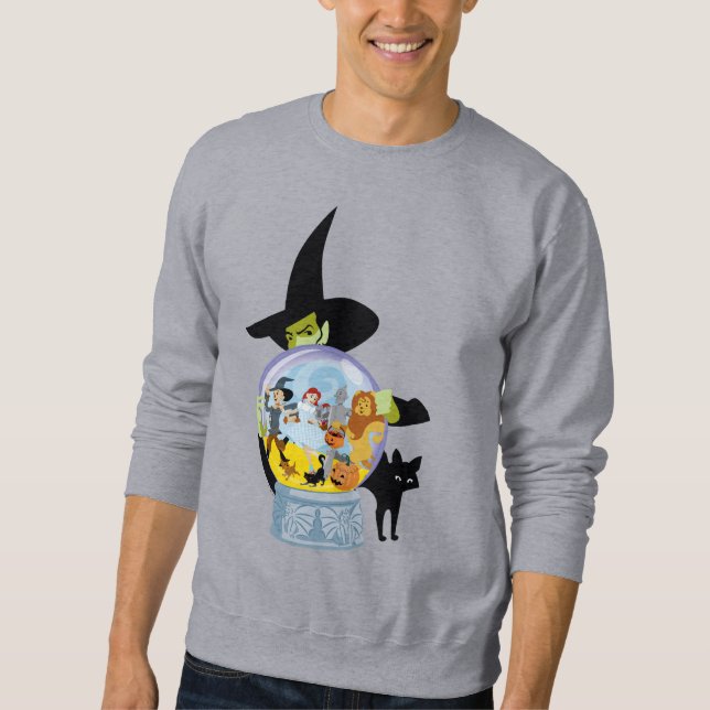 The Wicked Witch Crystal Ball Halloween Sweatshirt (Front)